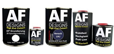 FÜR Renault LNJ Violet Blue Berry Nacre Perl 3.7L Autolack 2K EP Grund Klarlack