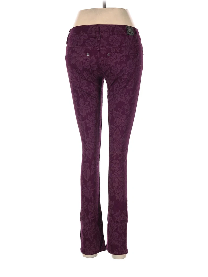 Pantalones informales morados de mujer ZCO Jeans 3 Foto 2 de 2