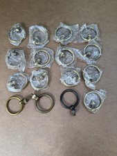 Lot of 16 2  Brass Ring Pulls - Drawer Or Door