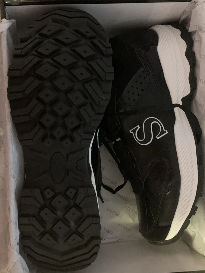 SMITTY BBS-FS2 Baseball Umpire Field Shoes Black / White Size: 14 New in Box - Image 2 of 4
