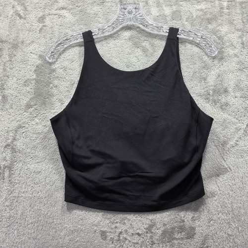 Lululemon bauchfreies Tanktop Damen 10 Training Yoga sportlich integrierter BH Fitnessstudio Shirt - Bild 3 von 5