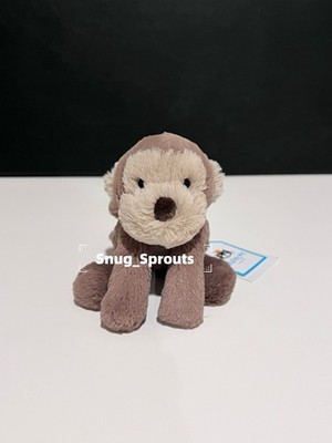 AUTHENTIC  NWT Jellycat TINY smudge monkey- FAST SHIPPING