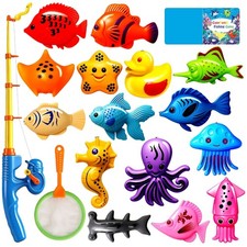 Toddler Bath Toy Fishing Set  Educational Learning