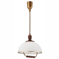 Pendelleuchte Esszimmer Holz Glas E27 Ø30 Cm In Haselnuss Esstisch HäNgelampe