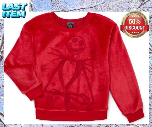 Disney The Nightmare Before Christmas Girls size L 10-12 Woobie Pullover Sweater - Picture 1 of 11