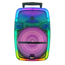 QFX TMS-1560 Wireless Bluetooth Portable Speaker Party Lights -Local Pickup Only