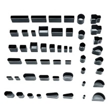 50 Pieces Leather Die Punch Metal Hollow Punching Tool Rigid for Makers