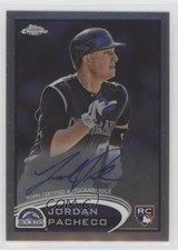 2012 Topps Chrome Rookie Auto Jordan Pacheco #161 Auto 6ns