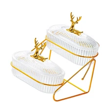 Dried Fruit Dish Candy Bowl Multi Use Organizer with Holder Fruit Bowl Snack