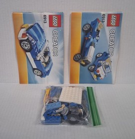 Lego Creator Blue Roadster 6913 100% complete, manuals & box!