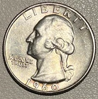 1960-D Washington Quarter 90% Silver Denver