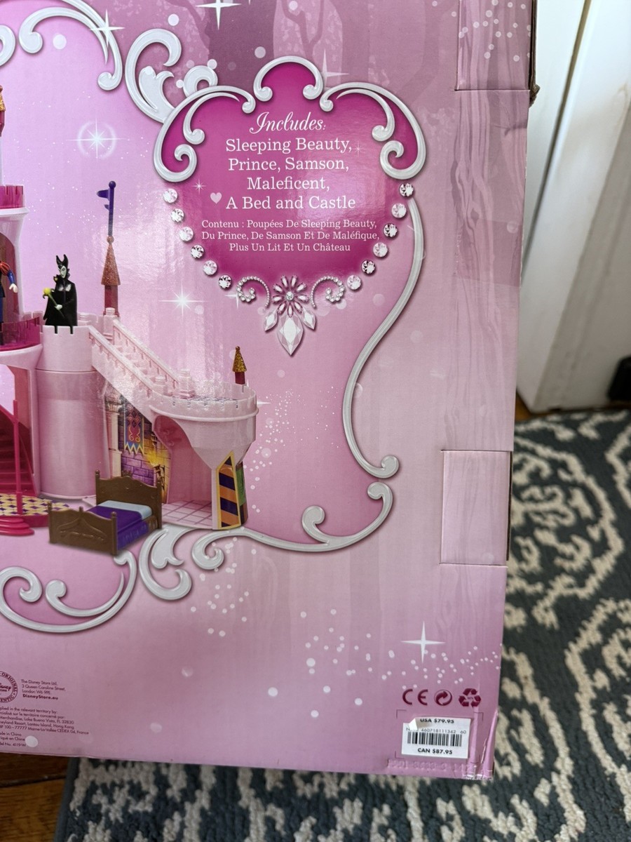 Disney Store Aurora Deluxe Castle Play Set Sleeping Beauty