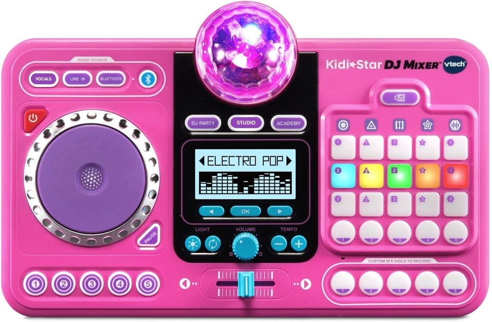 Interactive DJ Turntable - Pink - Image 4 of 4