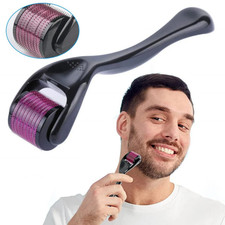 Titanium Micro Needles Derma Roller For Hair Loss & Fast Beard Growth Skin Care