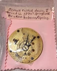 Antique Springfield Illinois Pocket Watch For Repair Non Running 1883
