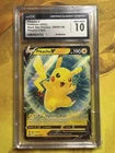 CGC 10 GEM MINT Pikachu V SWSH198 Black Star  Promo Holo Pokémon