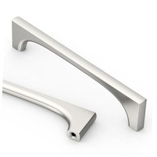 5 Inch 128mm Cabinet pulls 5" Hole Center Brushed Satin Nickel 10 Pack