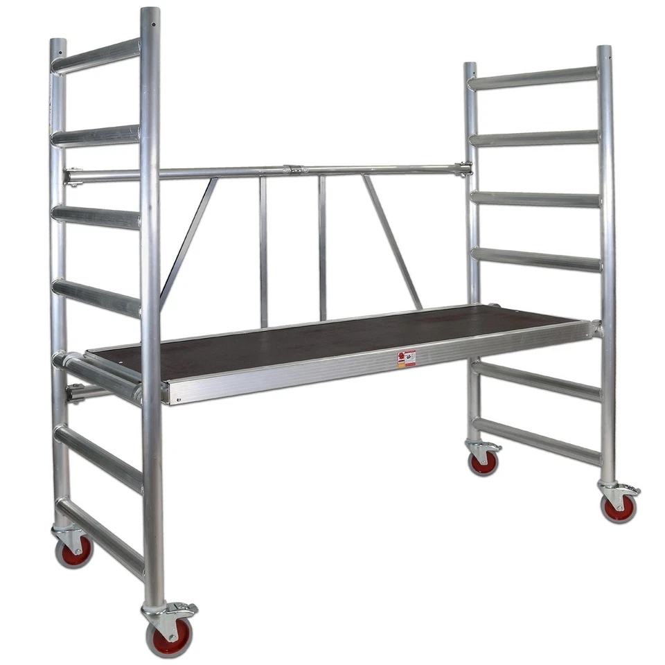 JUMBO Aluminium Gerüst klappbar Fahrgerüst Arbeitsgerüst Faltgerüst Palttform