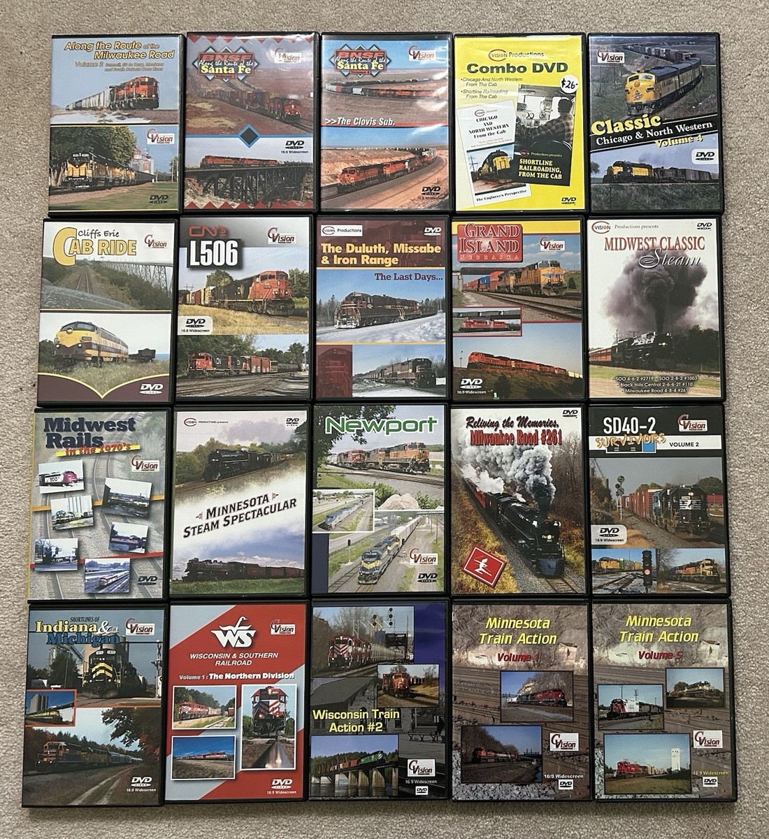 Railroad DVDs by C. Vision Productions | eBay
