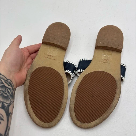 Sandalias planas Jack Rogers para mujer 8,5 azul marino Heritage Jacks II Foto 4 de 4