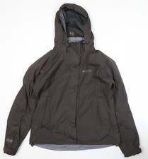 Sprayway Womens Brown Waterproof Rain Coat Jacket UK 12 Hooded Outdoor