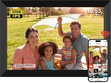 FRAMEO 10.1 inch 32GB Digital Photo Frame IPS Touch Screen Auto-Rotate