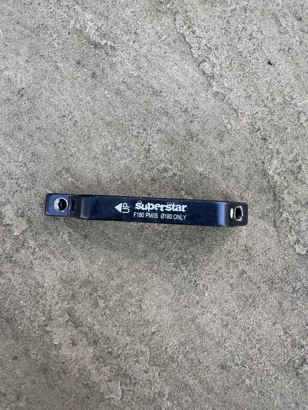Superstar components F180 PM-IS 180mm Disc Brake Caliper Mount Adapter Front