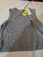 All In Motion Women’s Gray Cropped Active Tank - Size Small *NEW WITH TAGS