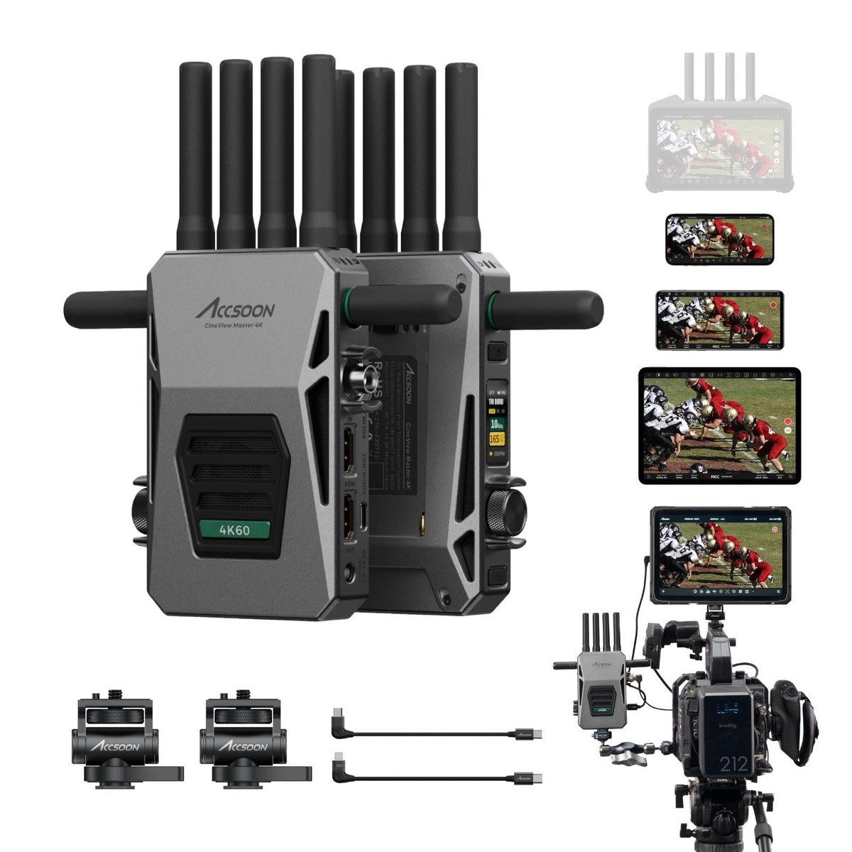 Accsoon CineView Master 4K SDI HDMI Wireless Video