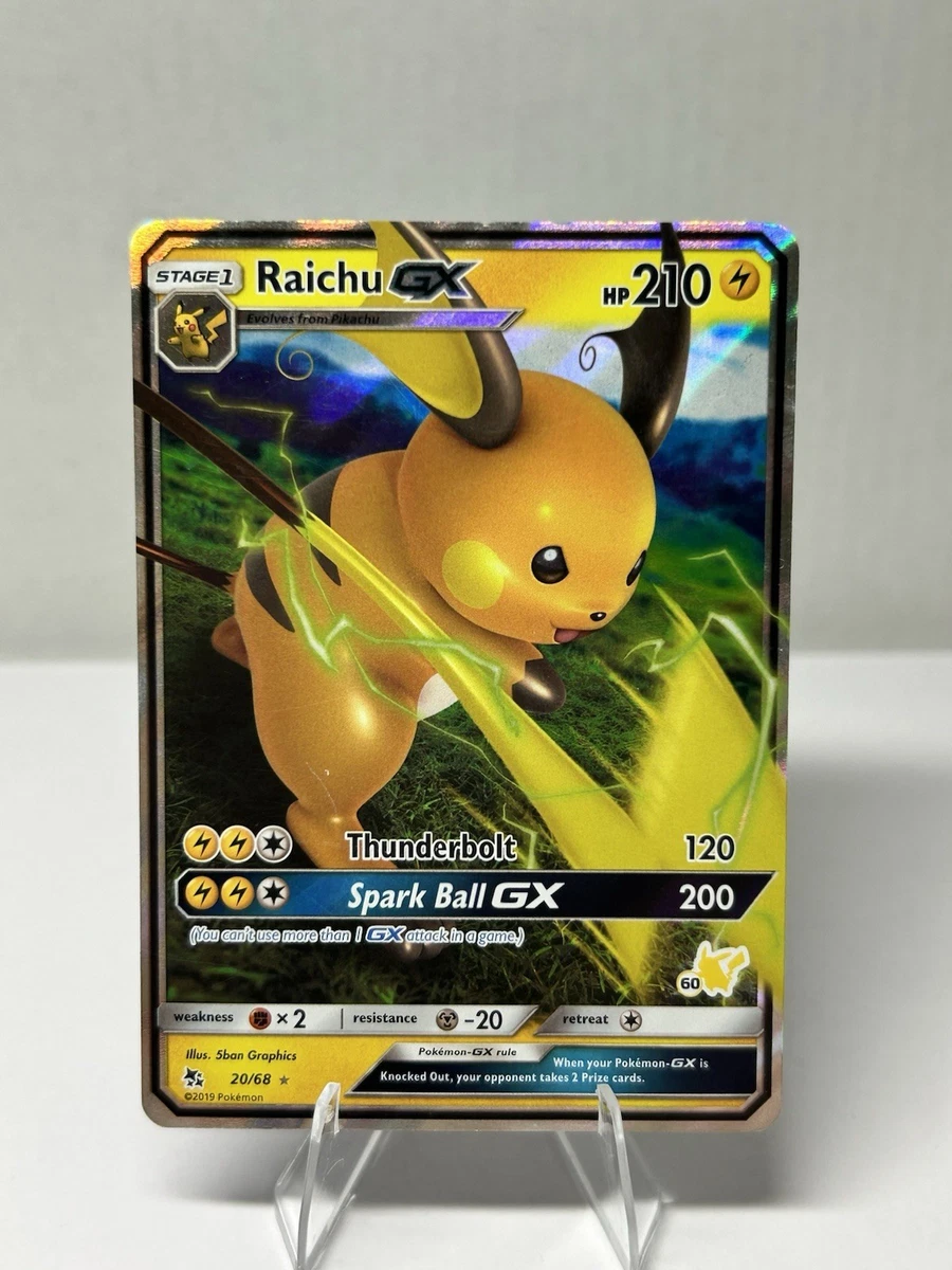 raichu gx pokemon card value Raichu GX 20/68 Hidden Fates for sale