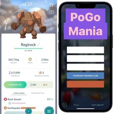 Shiny Regirock✨mini PTC 20k✨ Tremblement de terre✨Legacy Moveset✨