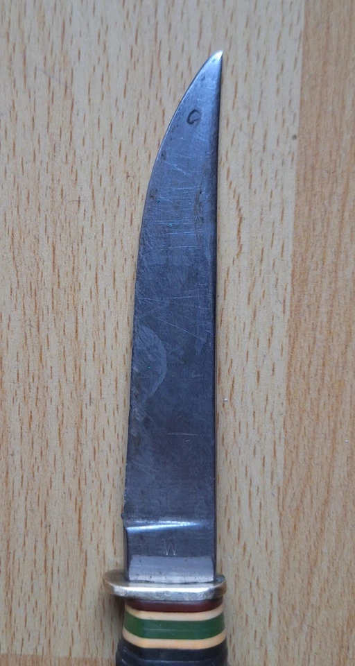 Ancien Petit Couteau Scout / Enfant "W - Germany" - Messer - Photo 4/4