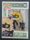 Funko Pop! Animation Cat Noir with Plagg #360 Miraculous Box Dam.W/Pop Protector