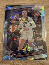2025 Panini Prizm WNBA Alysha Clark #129 Cracked Ice Washington Mystics