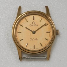Orologio donna Omega De Ville 591.0338 quarzo cassa oro 18 carati con fibbia funzionante