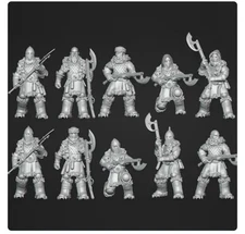 Kislev Streltsy hand gunners x10 28mm Frigid fantasy Proxy