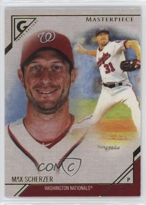 2017 Topps Gallery Masterpieces Max Scherzer #MP-5 12zm