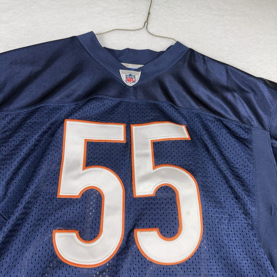 Camiseta de fútbol americano vintage de los Chicago Bears Lance Briggs NFL Reebok On Field talla 54 Foto 4 de 4
