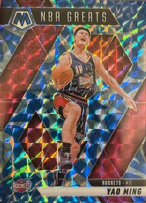 2024 Panini Mosaic #294 Yao Ming Choice Blue Mosaic