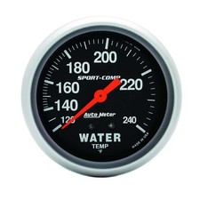 Autometer 3432 Sport-comp Mechanical Water Temperature Gauge Autometer 3432 Sport-comp Mechanical Water Temperature Gauge