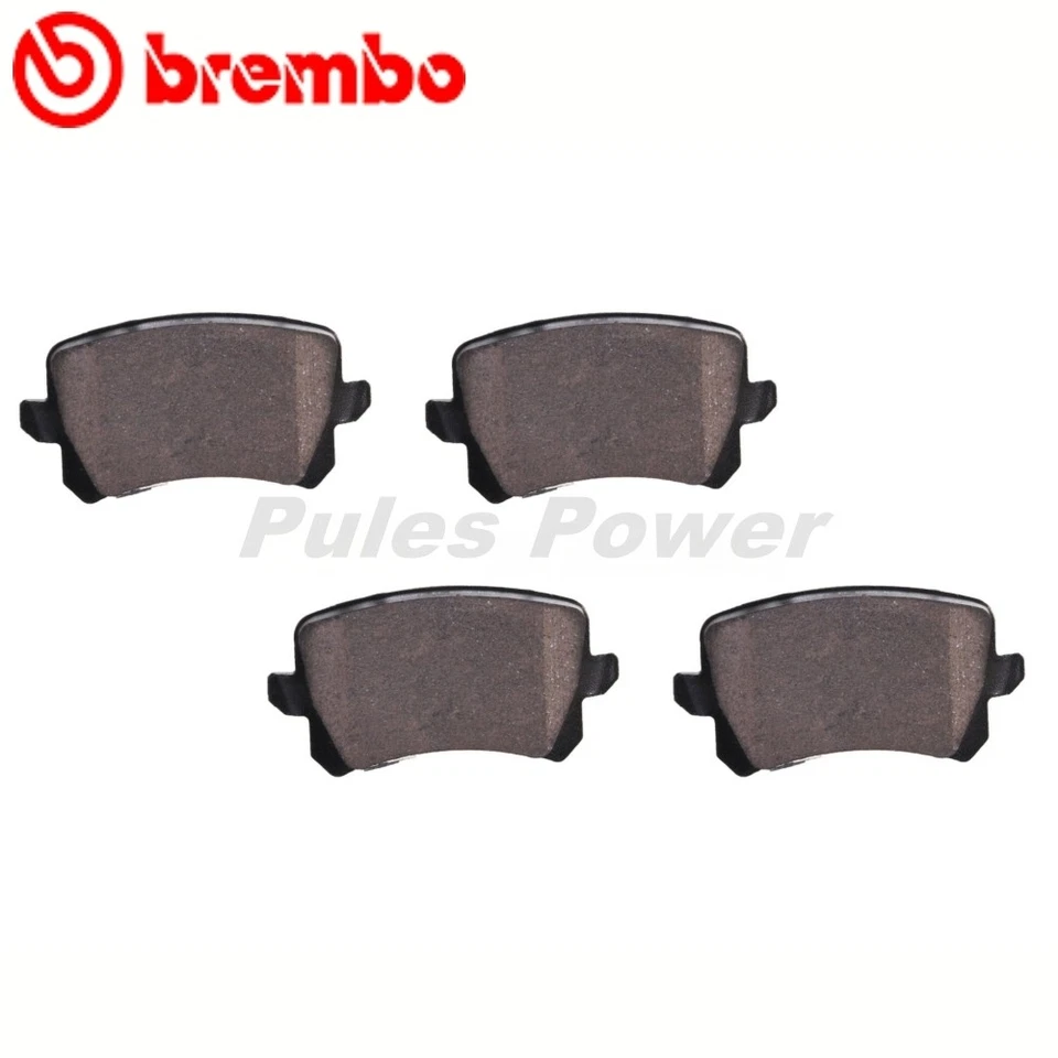 Kit de pastillas de freno traseras 3C0698451F Brembo OEM para VW Passat CC GTI Tiguan Jetta 2.0T Foto 4 de 4
