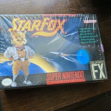 Rare Starfox (IN SHRINK WRAP) SNES Game, Manual, Box opened Nintendo