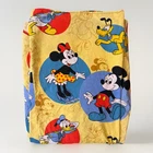 Mickey Mouse and Friends Bedspread Twin Flat Sheet 70's & 80's Fashion / Vintage
