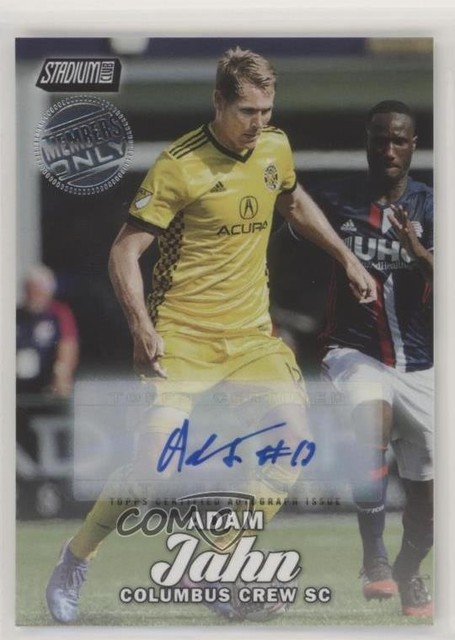 2017 Topps Stadium Club MLS Members Only 1/20 Adam Jahn #44 Rookie Auto RC