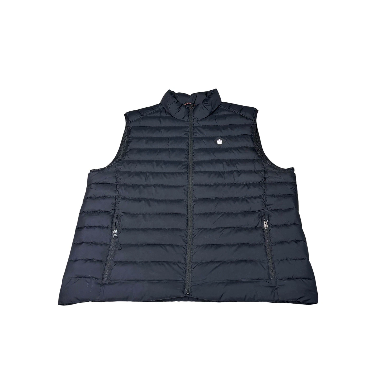 Alaskan Hard Gear Duluth Trading Co Mens 2XL Black Puffer Vest 3237-117 BLK