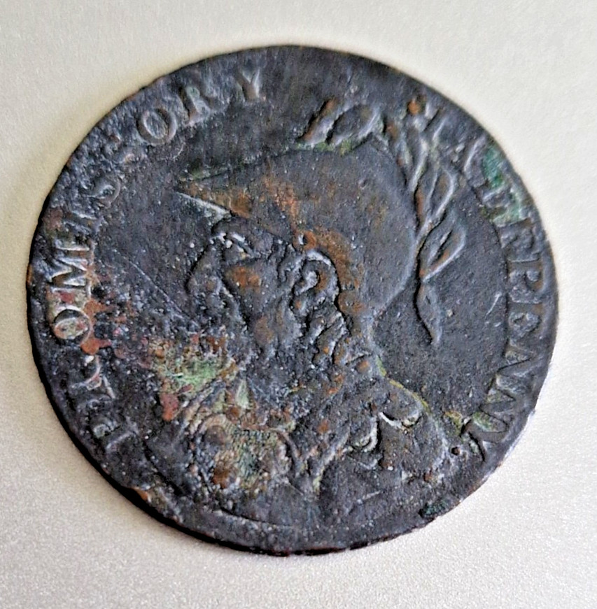 Rare Antique Gosport Promissory Halfpenny Copper Conder Token 1794