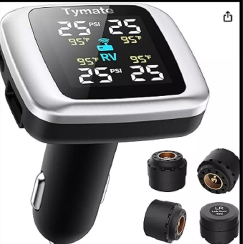 Tymate TM7 Tire Pressure Monitoring System, Wireless TPMS with 4 External