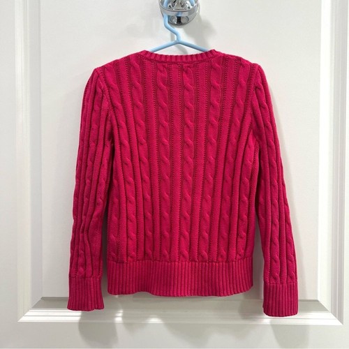 Polo Ralph Lauren Girls Cable Knit Cotton Sweater (Size 6) - Picture 4 of 5