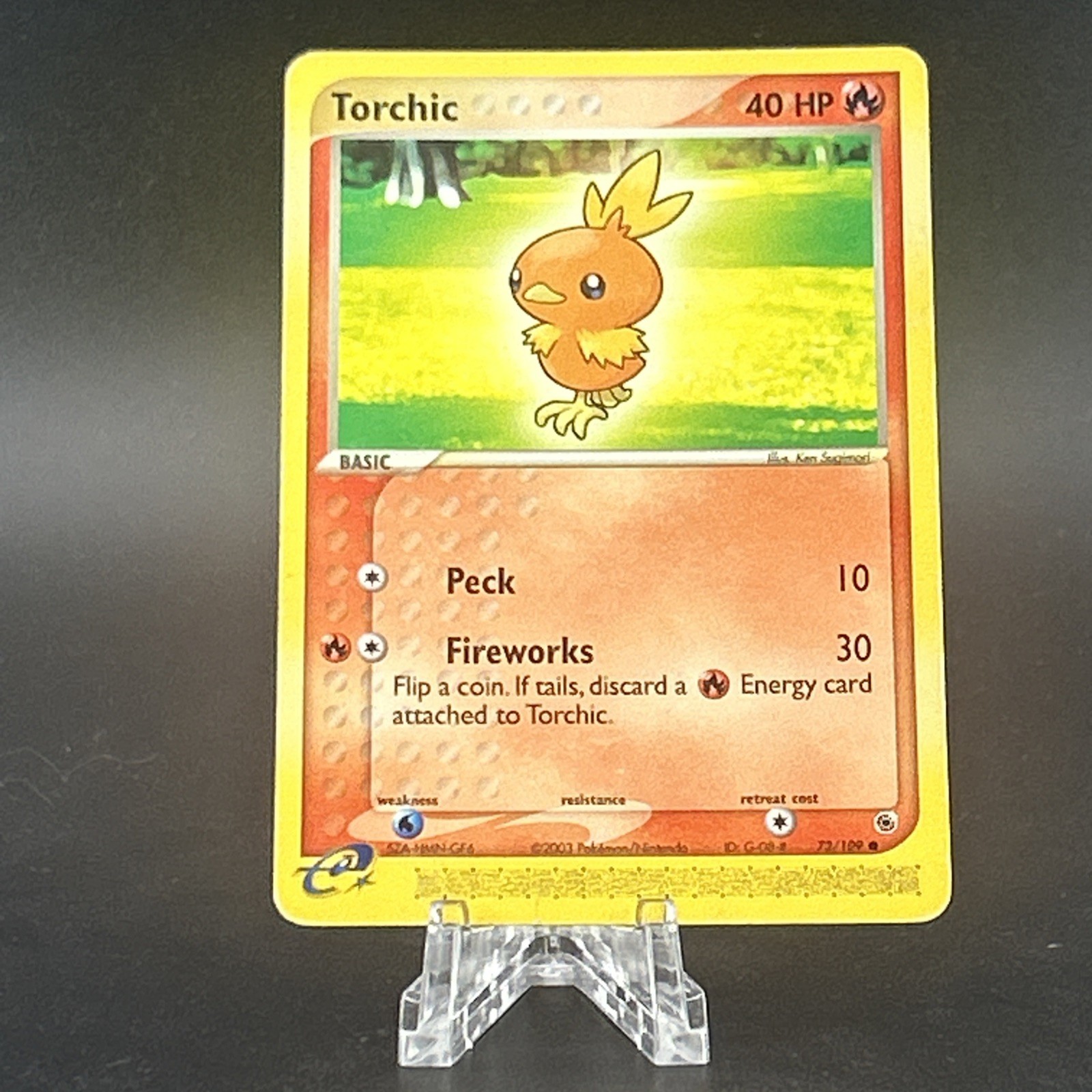 Torchic - Ruby and Sapphire 73/109 - HP Condition