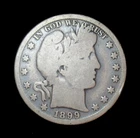 1899 O Barber Half Dollar Silver Coin